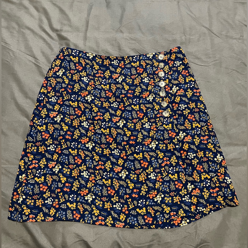 Madewell Floral Skirt